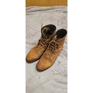 ARIAT Leather Lace Up Boots Women's Size 10 Brown Work Outdoor Riding Boots